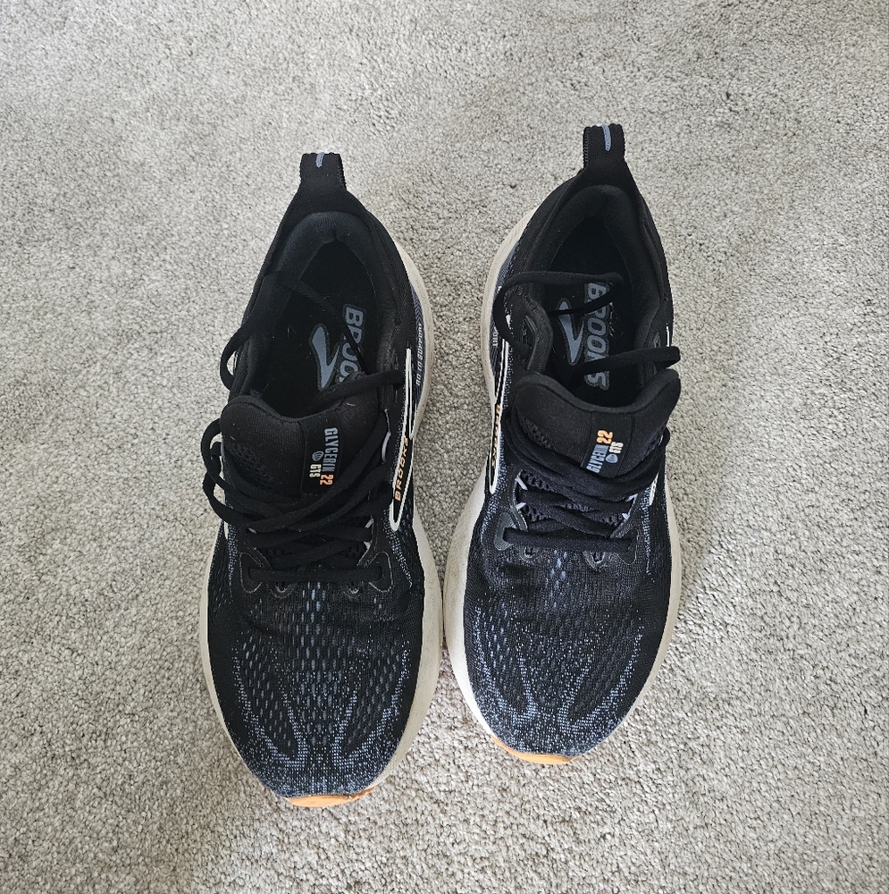 Brooks Glycerin GTS 22 Black Mens Running Shoes Size 9